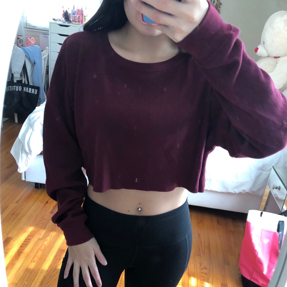 Forever 21 waffle knit top
